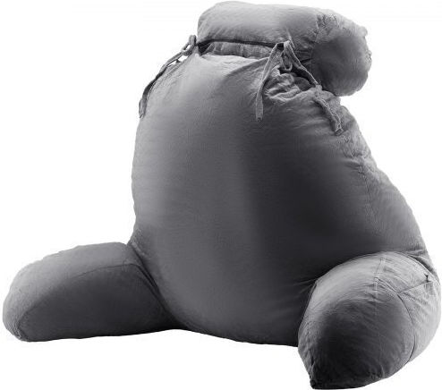 Vevor Velvet Travel Pillow Gray