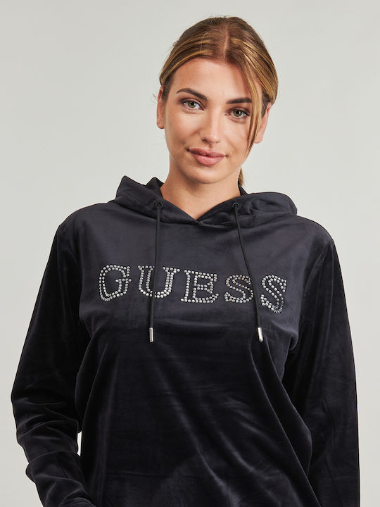 Women's Sweatshirt Hooded Black