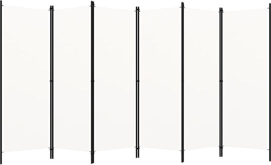 vidaXL Decorativ Paravan Metalic cu 6 Panouri 300x180cm