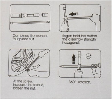 Foxmag24 Wheel Wrench 1/2 5424