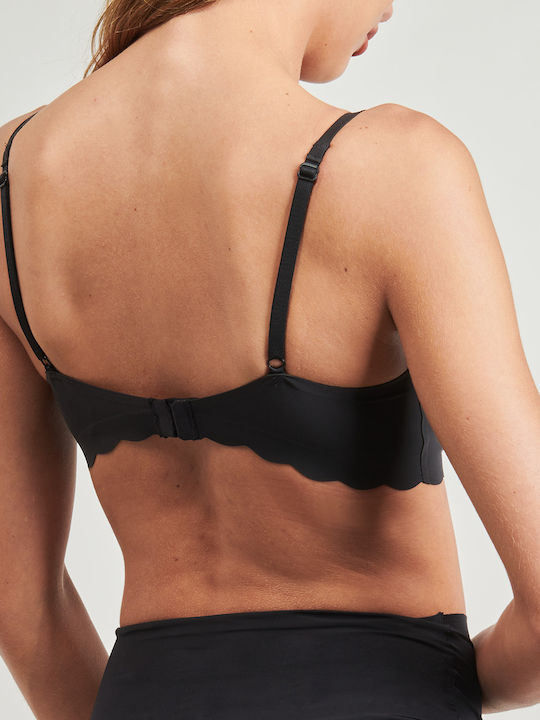 Μαύρο Σουτιέν χωρίς Ενίσχυση 2Pack