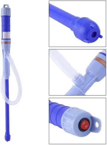 Foxmag24 Pompă Electrică de Transfer Lichide cu Baterii Capacitate 6l/min Lungime Furtun de Distribuție 55 Cm