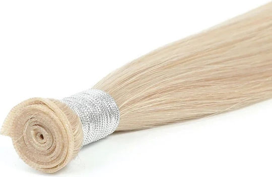 Hair Duty Τρέσα με Φυσική Τρίχα Ρεμί σε Ξανθό Πλατινέ Χρώμα 60cm