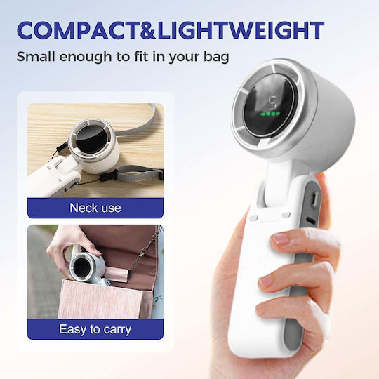 Techsuit Fan Handheld USB Schwarz