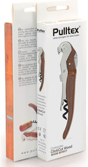 Pulltex Ανοιχτήρι Σερβιτόρου Pullparrot Clickcut Wood Effect