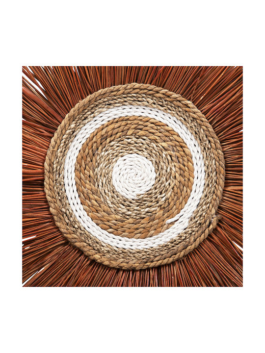 HomeMarkt Διακοσμητικό Τοίχου Καφέ 55x3x55cm