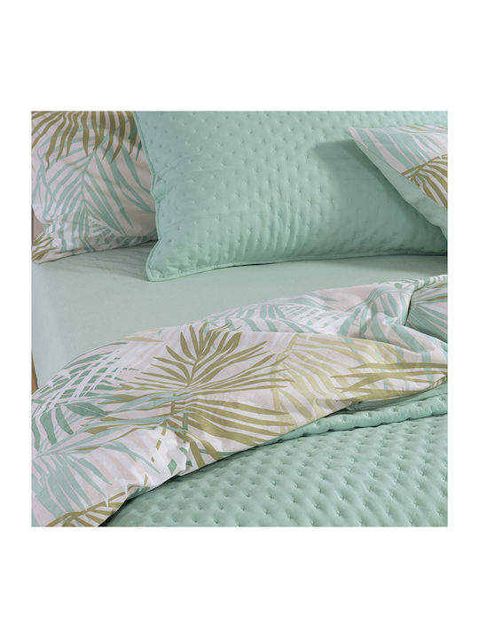 Nef-Nef Homeware Sheet Sets Queen 240x270cm. Amazon Green 4pcs
