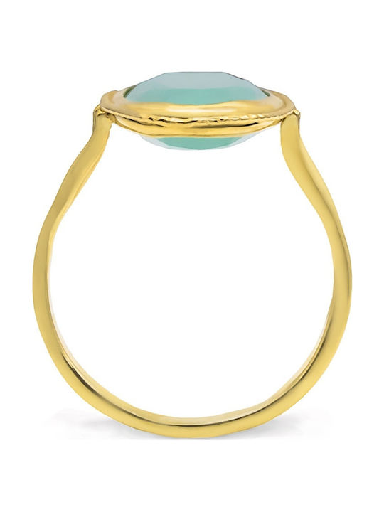 Inel Aur Zircon 14k Dac02140