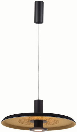 Sun Light Κρεμαστό Φωτιστικό Καφέ LED 35x35εκ.