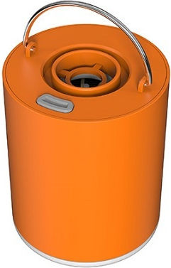 Aerogogo Giga Pump 2.0 Επαναφορτιζόμενη Ηλεκτρική Τρόμπα για Φουσκωτά Πορτοκαλί Led