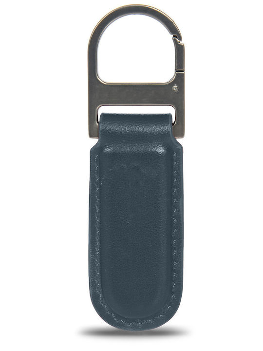 Porsche Design Μπρελόκ Keyring Leather Oval Dark Blue Porsche Design Μπρελόκ Keyring Leather Oval Dark Blue
