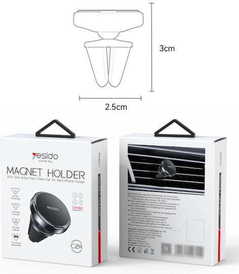 Yesido Car Mobile Mount with Magnet Black