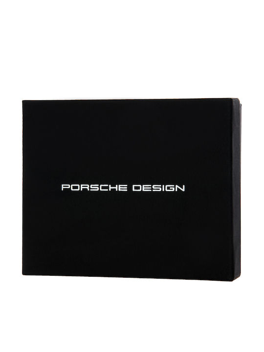 Porsche Design Брелок Keyring Кожен Овален Карминено Червен
