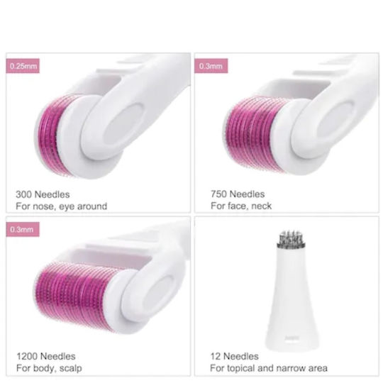 Gesicht-Roller Set aus Silikon 6 Stück