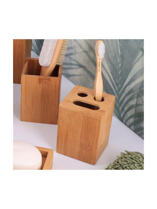 Evideco Tabletop Organizer Bamboo Brown