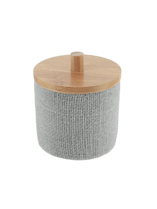 Atmosphera Cotton Holder made of Resin Gray