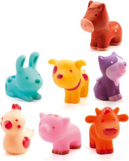 Djeco Farm Animals for 1.5+ Years 9cm (Miscellaneous Designs)