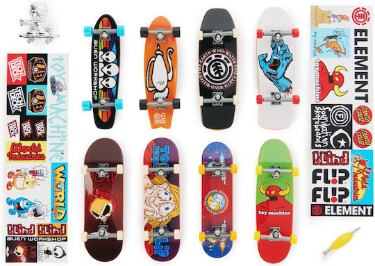 Spin Master 8 Pack TechDeck For Age 3+