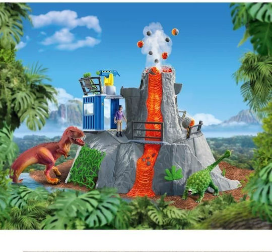 Schleich-S Volcano Exploration Headquarters for Age 4+