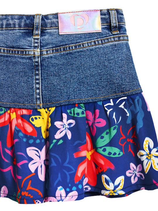 Kids Denim Blue Skirt May
