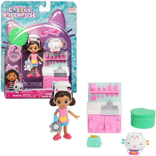 Spin Master Gabby´s Dollhouse Cat-tivity Pack Cooking Gabby Lunch & Munch For 3+ Years (Miscellaneous Designs)