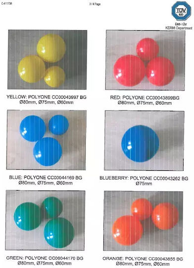 Trampolino Multicolour Playground Balls