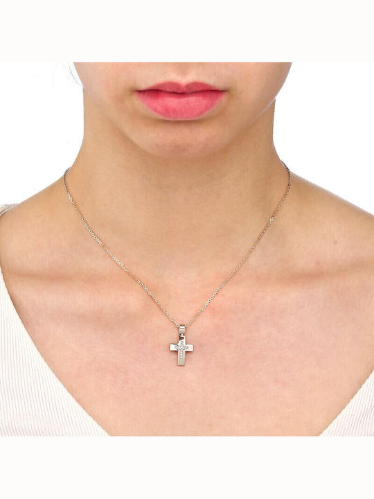 White Gold 14 Carats Cross Stxr07 14 Carats