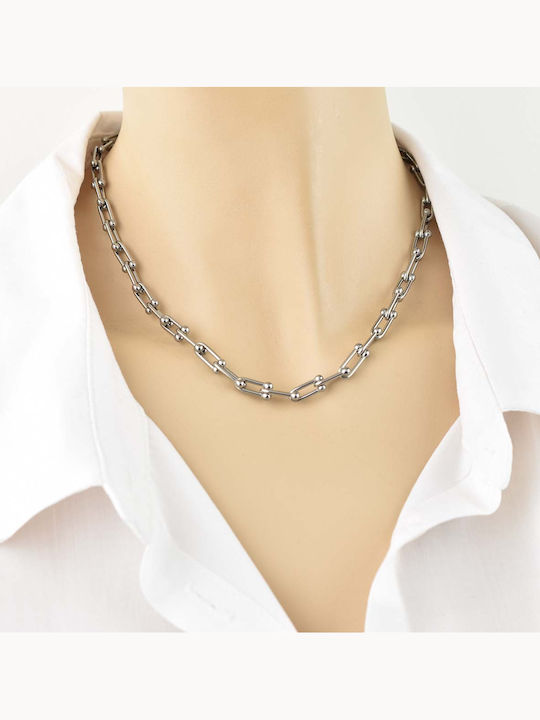 Ruin Chain Silver 6mm Αλυσίδα Λαιμού Ανοξείδωτο Ατσάλι 316l 55 Cm Ruin Chain Silver 6mm Αλυσίδα Λαιμού Ανοξείδωτο Ατσάλι 316l 55 Cm