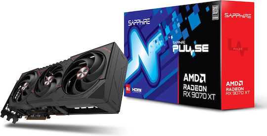 Sapphire Radeon RX 9070 XT 16GB GDDR6 Pulse Κάρτα Γραφικών