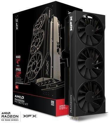 XFX Radeon RX 9070 XT 16GB GDDR6 Ventilator Triplu Swift Gaming Placă Grafică