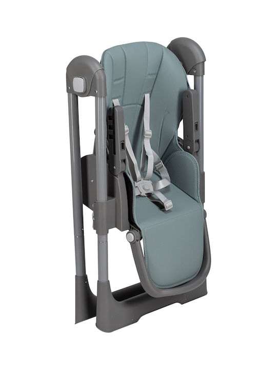 FreeOn Kai Foldable Baby Highchair with Adjustable Height Mint