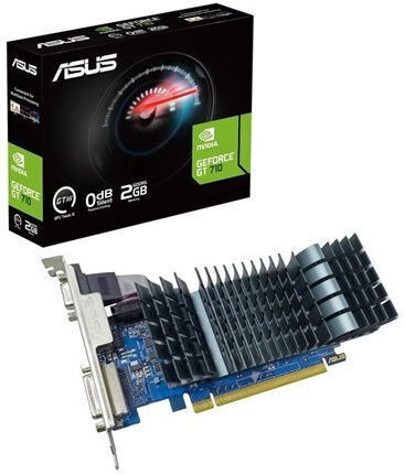 Asus GeForce GT 710 2GB GDDR3 Evo Κάρτα Γραφικών