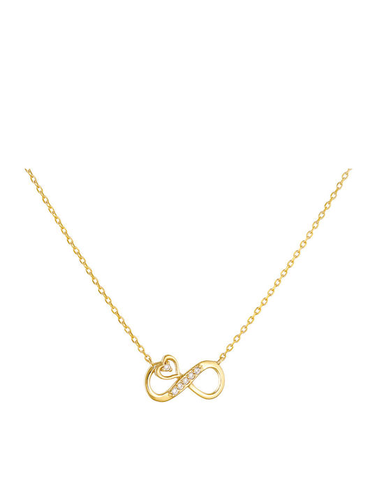 Set De Bijuterii Aur 14k Infinit Format Din Coliere Și Brățară Set-21028y