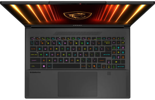 MSI Stealth A16 AI+ A3XWHG 16" OLED QHD+ 240Hz (Ryzen AI 300 Series-9 ХX 370/32GB/1TB SSD/GeForce RTX 5070 Ti/W11 Home) (Международна английска клавиатура)
