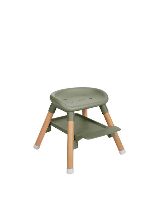 Kikka Boo Woody Baby Highchair 2 in 1 Army Green