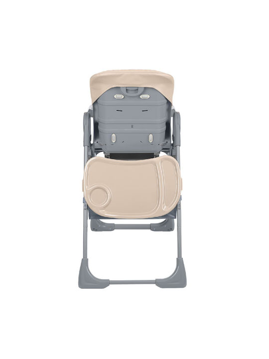 Kikka Boo Comfy+ Αναδιπλούμενο Καρεκλάκι Φαγητού με Ρυθμιζόμενο Ύψος Beige