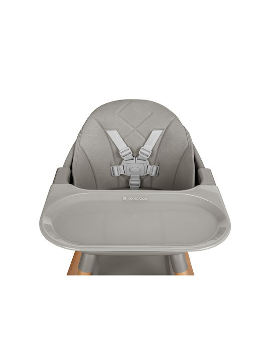 Kikka Boo Woody Baby Highchair 2 in 1 Gray