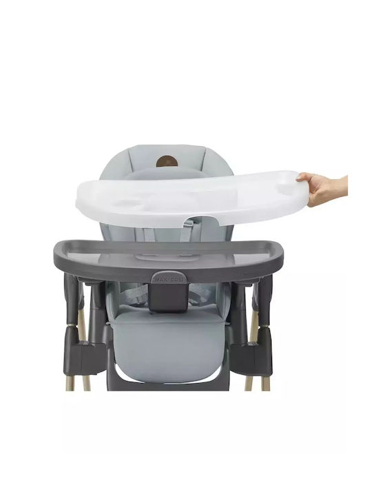 Maxi-Cosi Minla Scaun Înalt De Masă Bebe Pliabil 6 În 1 Cu Înălțime Reglabilă Beyond Gri