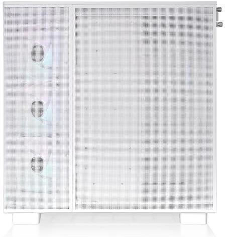 Thermaltake View 380 XL TG ARGB Геймърско бюро Midi Tower Компютърна кутия със страничен прозорец Снежанка