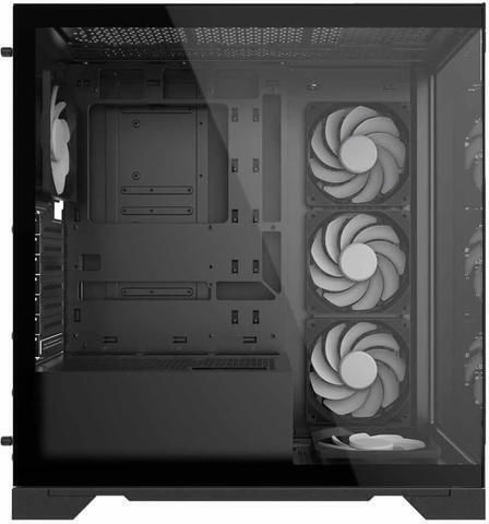Adata Invader X Геймърско бюро Пълна кула Компютърна кутия със страничен прозорец Черен