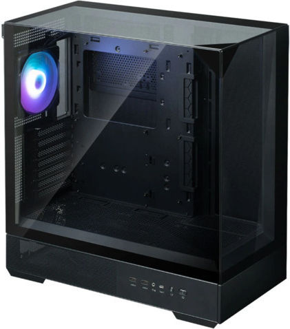 Zalman P40 Prism Gaming Midi Tower Κουτί Υπολογιστή με Πλαϊνό Παράθυρο και ARGB Φωτισμό Μαύρο