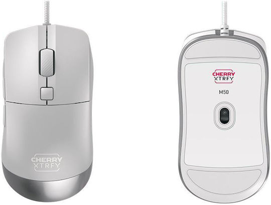 Cherry XTRFY M50 Gaming Ποντίκι 12000 DPI Λευκό