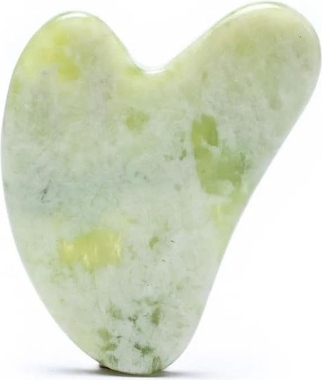 Gesichtspflegegeräte Gua Sha Stein aus Nephrit + Anti-Aging Jade Roller