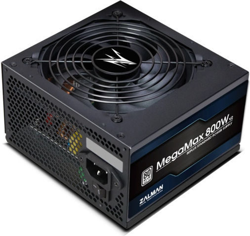 Zalman MegaMax ZM700TXII 800W Μαύρο Τροφοδοτικό Υπολογιστή Full Wired 80 Plus Standard