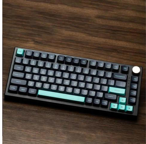 VGN N75 Gaming Mechanical Keyboard with Power Silver switches and RGB lighting (English US) Caribbean Blue