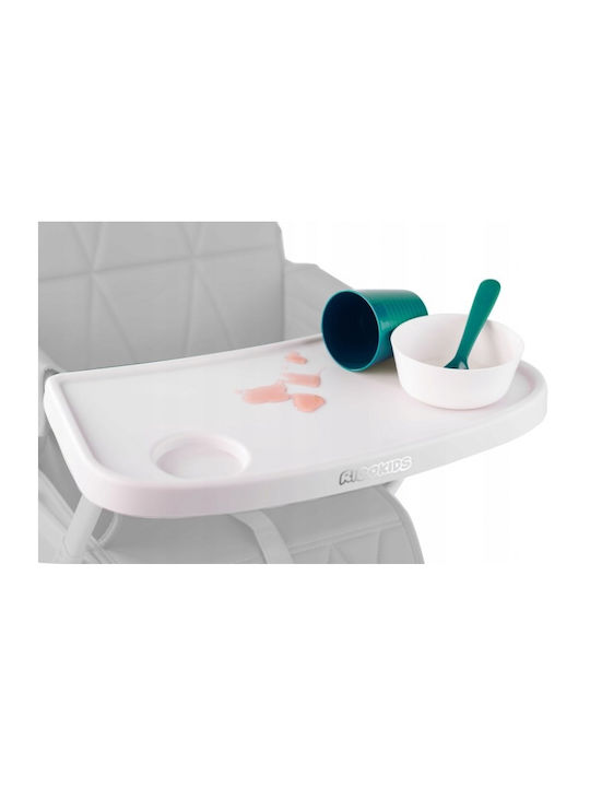 Ricokids Ricokids Nuco Scaun Înalt De Masă Bebe Pliabil Turcoaz