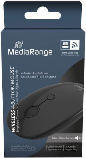 MediaRange MROS268 Безжичен Мишка Черен
