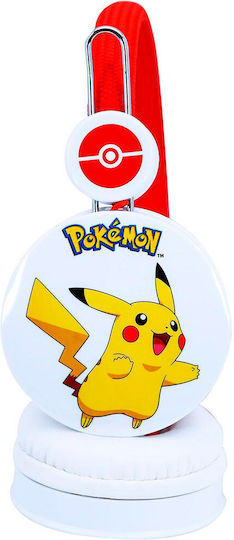 Celly Pokemon Pikachu Cu fir Pentru copii On Ear Căști Roșii