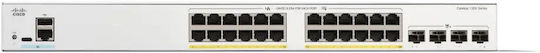 Cisco Catalyst C1200-24FP-4X Managed L2 / L3 PoE++ Switch with 24 Ethernet Ports and 4 SFP Ports
