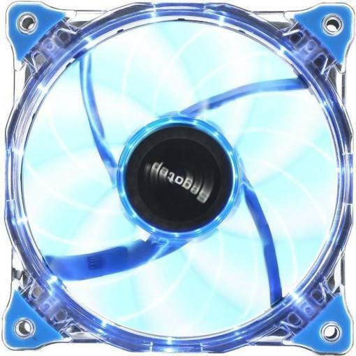 Segotep Ventilator Pentru Carcasă 120mm (1100rpm / 41.2cfm) cu Iluminare Albastră și Conexiune 3-Pin / Molex cu 4 Pini Albastru